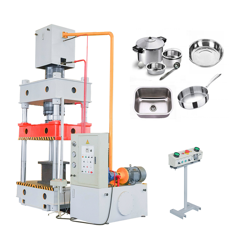 M&aacute;y &eacute;p sản xuất khay inox b&aacute;n tự động | M&aacute;y &eacute;p thủy lực với khu&ocirc;n t&ugrave;y chỉnh