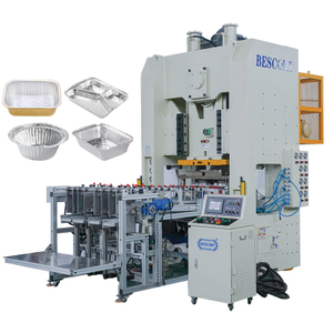 Gantry Aluminium Foil Food continens Machina Linea